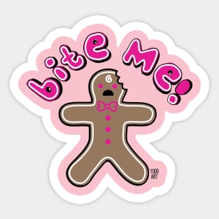 BITE ME GMAN Sticker